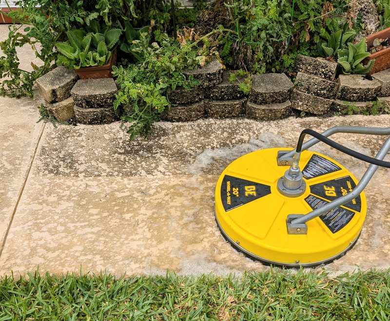 Driveway & Sidewalk service by First Call Exterior Cleaning
